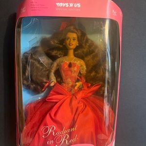 1992 Barbie Radiant In Red-African-American NRFB
